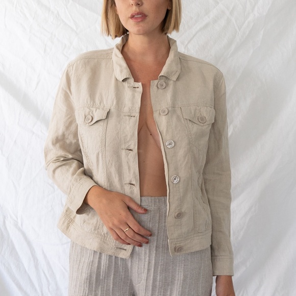 Linden Hill Jackets & Coats Linden Hill Linen Jacket Poshmark